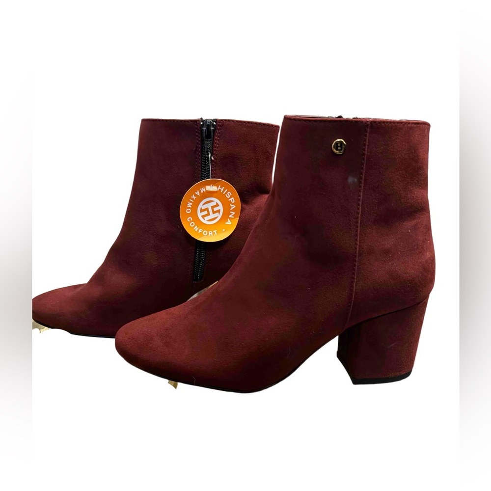 Women's Burgundy Ankle Boots
